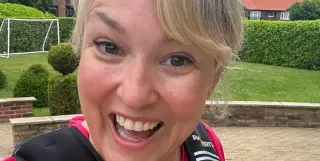 Sara Davies embraces 6K weighted power walks and simple home strength to build lifelong strength