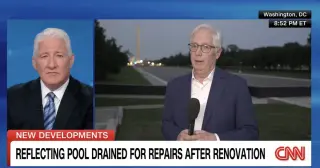 CNN Casts Doubt on Trump's Reflecting Pool Vandalism Claim