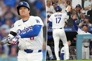 Dodgers face tough call as Ohtani continues to play through knee discomfort