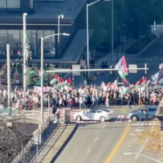 Seattle Pro-Palestine Marches Mark Three Years of Gaza War Amid Vandalism Reports
