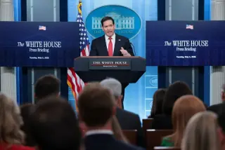 Rubio says U.S. Iran campaign achieved its goals; Hormuz defense described as separate