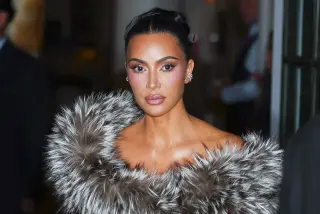 Kim Kardashian Flaunts Skims Micro Leopard Lingerie and Pink Bikini in New IG Post