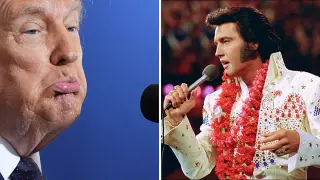 Trump proclaims Elvis-sized fame as Freedom 250 lineup collapses