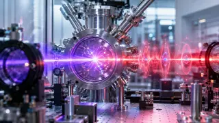 Quantum watch timestamps time through helium interference