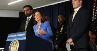 Hochul Says Trump Is Defunding the Police by Blocking NY Counterterrorism Funds
