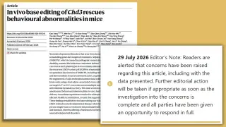 Probes Open Into Gene-Editing Paper After 6-Year-Old’s Death