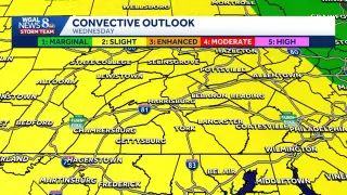 Two Rounds of Thunderstorms Target South-Central Pennsylvania Amid Heat Advisory