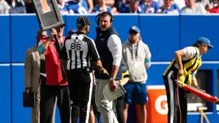 Vrabel Penalized for Profanity After Disputing Holding Call in Bills Win