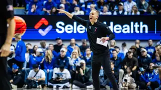 BYU rebounds from prior loss to beat Nebraska 72-61 in exhibition