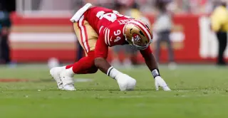 49ers Survive Commanders Comeback as Height Breaks Out and Evans Injury Looms
