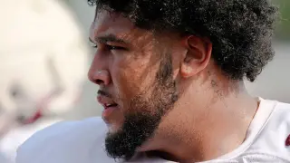 Dolphins' Kadyn Proctor Faces Weight Quandary After Three-Down Hint