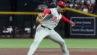 Phillies seize wild-card edge as Harper, Luzardo power 7-1 win