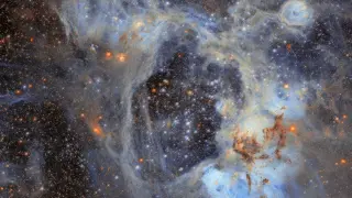 Hubble Captures a Giant Superbubble in the Large Magellanic Cloud