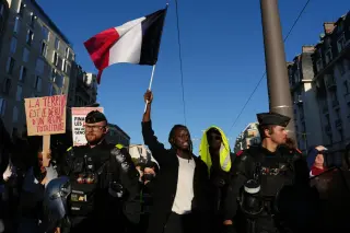 France’s Third Protest Weekend Draws 320,000 Amid Halloween Chaos