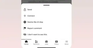 LinkedIn Tries a Flag Against AI Slop with a New Report Button