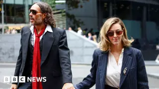 Brand’s Wife Testifies in Support of Husband Amid London Rape Trial