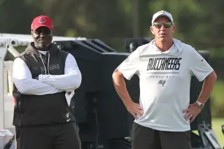 Bucs cut QB Bazelak, face tough RB and QB depth calls