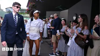 Osaka's kimono-inspired entrance lights up Wimbledon as she reaches the third round