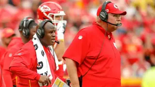 Chiefs OC Bieniemy’s Son Arrested in Virginia Shooting That Injured His Mother