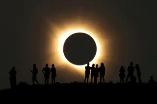 Shadow chaser: eclipse magic over a small Spanish village