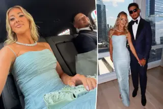 Blue-Flame Duo: Mahomes Couple Steals Spotlight at Swift-Kelce MSG Wedding