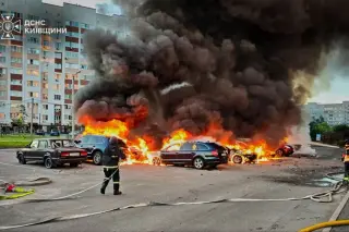 Second-Day Drone Assault Targets Kyiv Infrastructure and Housing