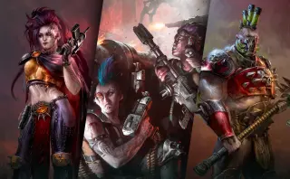 Underhive Portraits: Necromunda’s New Edition Reveals Dark, Painterly Gangs