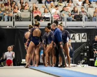 Chiles caps UCLA sendoff with floor title as team falters in NCAA semifinal