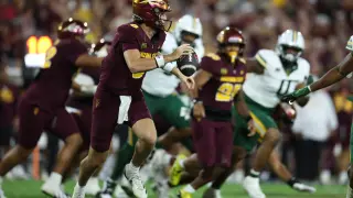 Baylor dismantles Arizona State 55-19 in Big 12 blowout, prompting Dillingham's self-criticism
