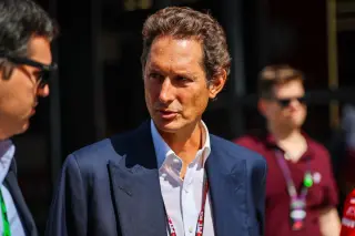 Hamilton’s emotional Barcelona Ferrari win earns Elkann heartfelt praise