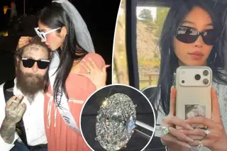 Post Malone Proposes With a 20-Carat Oval Diamond Ring for Christy Lee
