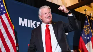 Trump-backed Collins ousts Kemp ally in Georgia Senate runoff as Jackson defeats Jones for governor