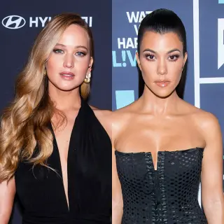 Kourtney Kardashian Turns Jennifer Lawrence's 'Annoying' Jab Into a Playful Challenge