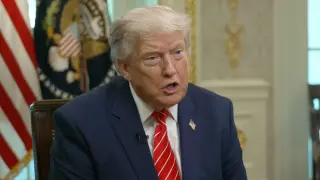 Trump touts presidential power and finances on CNBC interview