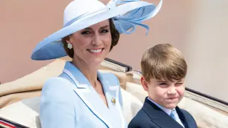 Blue-Coordinated Royal Style: Kate, George and Louis at Trooping the Colour 2026