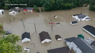 Rooftop-level floods surge through Indiana as Midwest braces for more storms