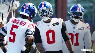 Beckham Jr. Shines Back With Giants as Day 2 Minicamp Highlights Include Edmunds INTs