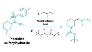 Radical cross-coupling preserves stereochemistry, enabling new chiral building blocks