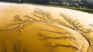 Titan's rivers flow with methane, not water