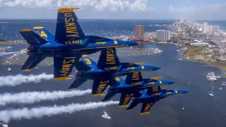 Blue Angels flyover over Pensacola beach ruled unsafe by commander