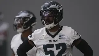 Greenard opens Eagles camp on PUP with optimism for quick return