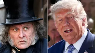 Johnny Depp Trolls Trump Tariffs as Ebenezer Scrooge at Comic-Con