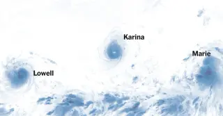 Three Pacific Storms Teeter Toward Hurricanes, Threatening Hawaii and Maybe California
