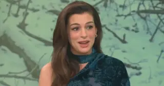 Hathaway credits Rihanna for maternity style amid five-film year