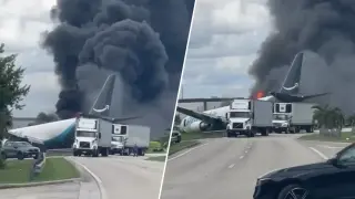 Amazon Cargo Plane Overruns Miami Runway, Killing Five and Striking Vehicles