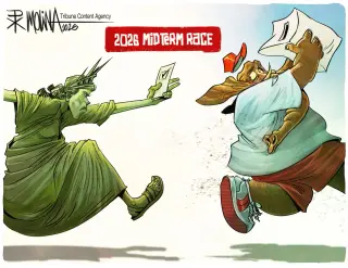 Pedro Molina Cartoon Highlights GOP Midterm Vulnerabilities