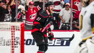 Svechnikov, Ehlers Lift Canes to 3-2 Series Edge Over Knights