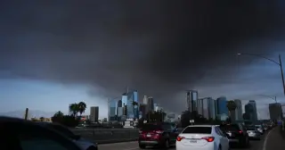 Massive LA Warehouse Fire Prompts Shelter-in-Place for Thousands