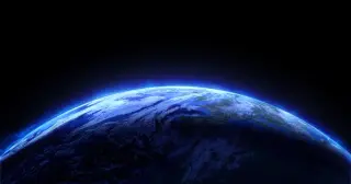 Space is just up there: Earth's air is an apple-skin-thin shield