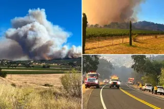 Rapid Feliz Fire triggers evacuations as Highway 101 shuts in Mendocino County
